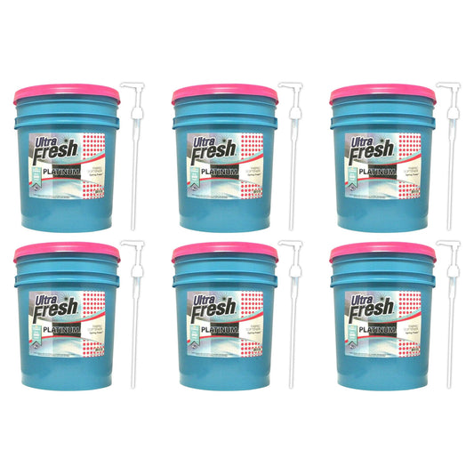 Ultra Fresh Platinum 5 Gal Spring Fresh Fabric Softener Up to 640 Loads (6 Pack)
