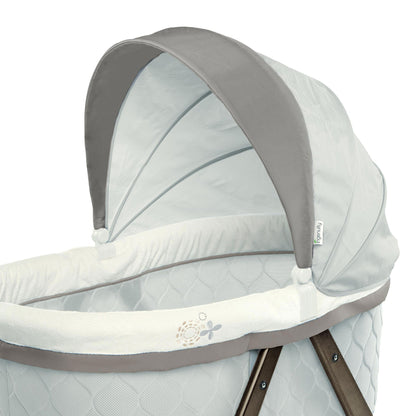 Ingenuity Portable Spacious Foldaway Rocking Wood Sleeping Bassinet, Carrington