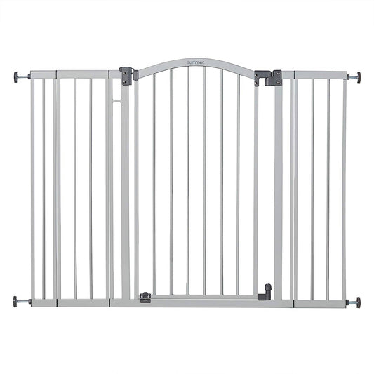 Summer Infant 38 Inch Extra Tall and Wide Pet and Baby Mounted Safety Gate, Gray
