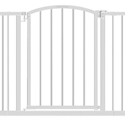 Ozzy & Kazoo 30 Inch Tall Wide Walk Through Dog Gate For Doorways and Stairways