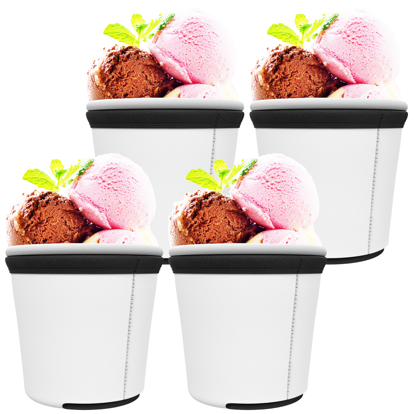 Ice Cream Pint Neoprene Insulator