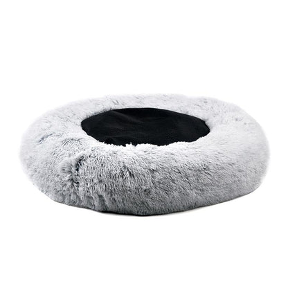 Mr. Peanut's 28" OrthoPlush® Pet Bed - Snowflake White Two Tone