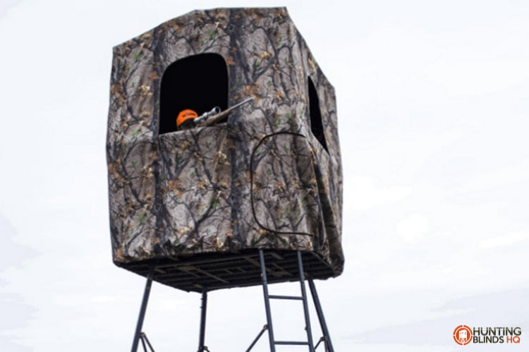 Muddy Steel 7' Quad Pod Hunting Blind Cover, Camo, Stand Not Included, 2 Pack