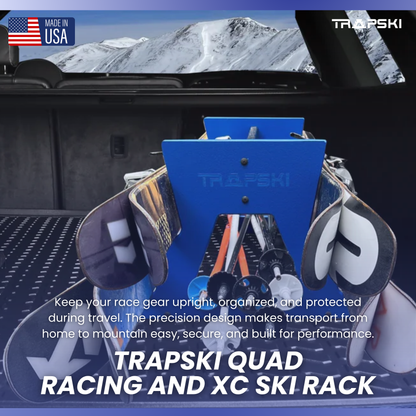 TRAPSKI QUAD Racing and XC Ski Rack