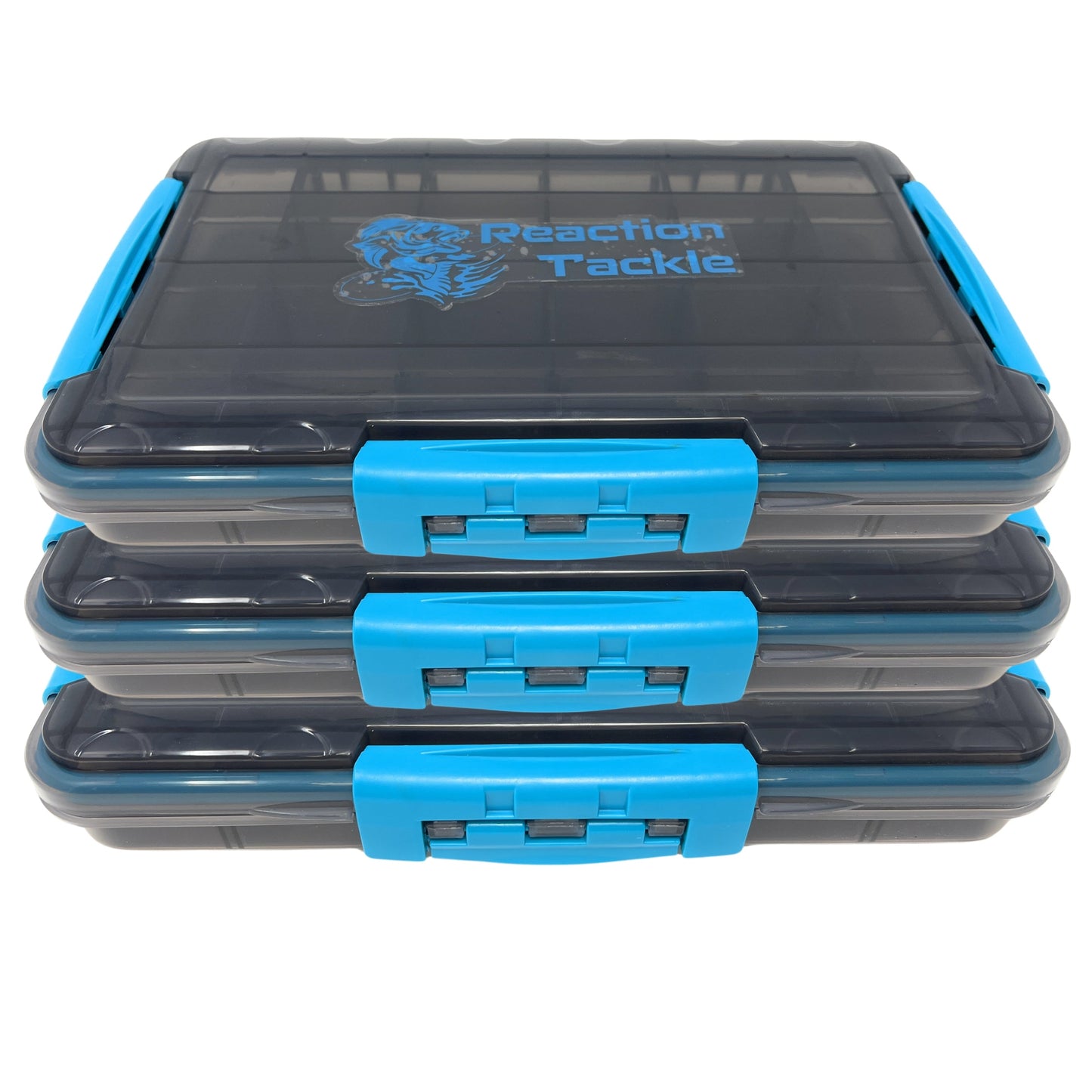 Reaction Tackle Premium Tackle Tray- High Performance and Waterproof with 3 Resilient Clips