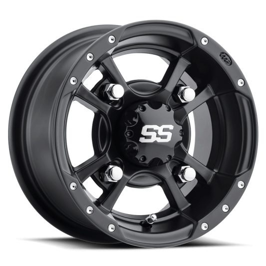 ITP SS 112 9x8 / 4x115 BP / 3+5 Offset Black Wheel