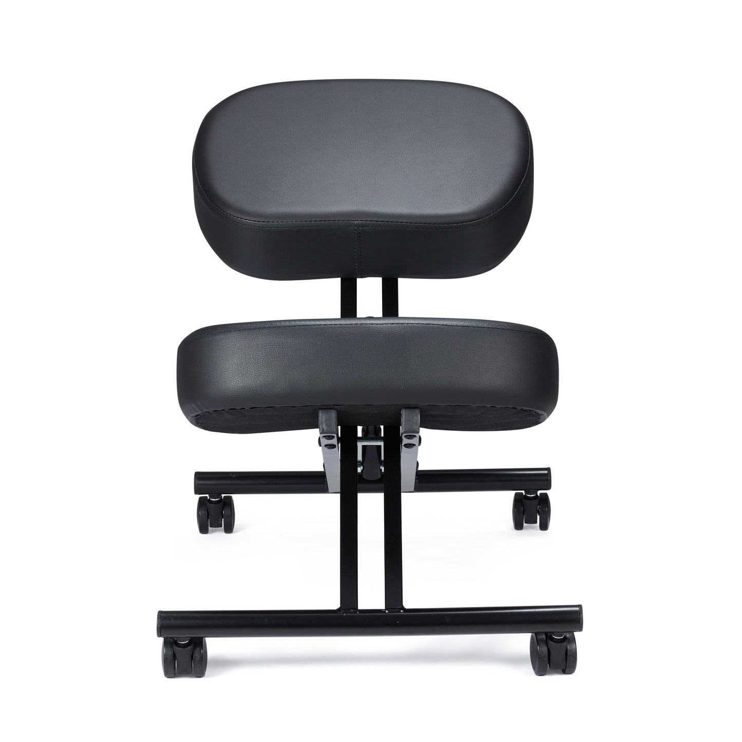 Jomeed Adjustable Ergonomic Home Office Kneeling Chair with Angled Seat, Black