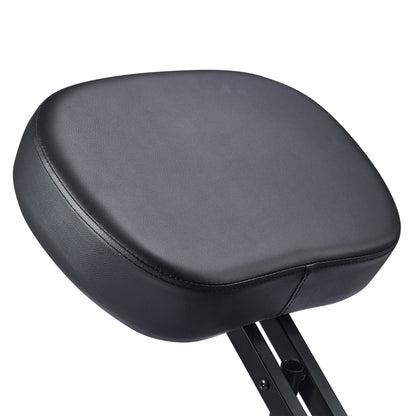 Jomeed Adjustable Ergonomic Home Office Kneeling Chair with Angled Seat, Black