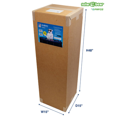 FAFCO Solar Bear Pool Heating System with Installation Kit for Above Ground Pool