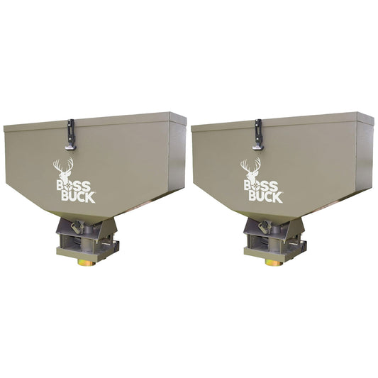 Boss Buck BB-1.80 80lb Capacity Non-Typical ATV Feed Spreader & Seeder (2 Pack)