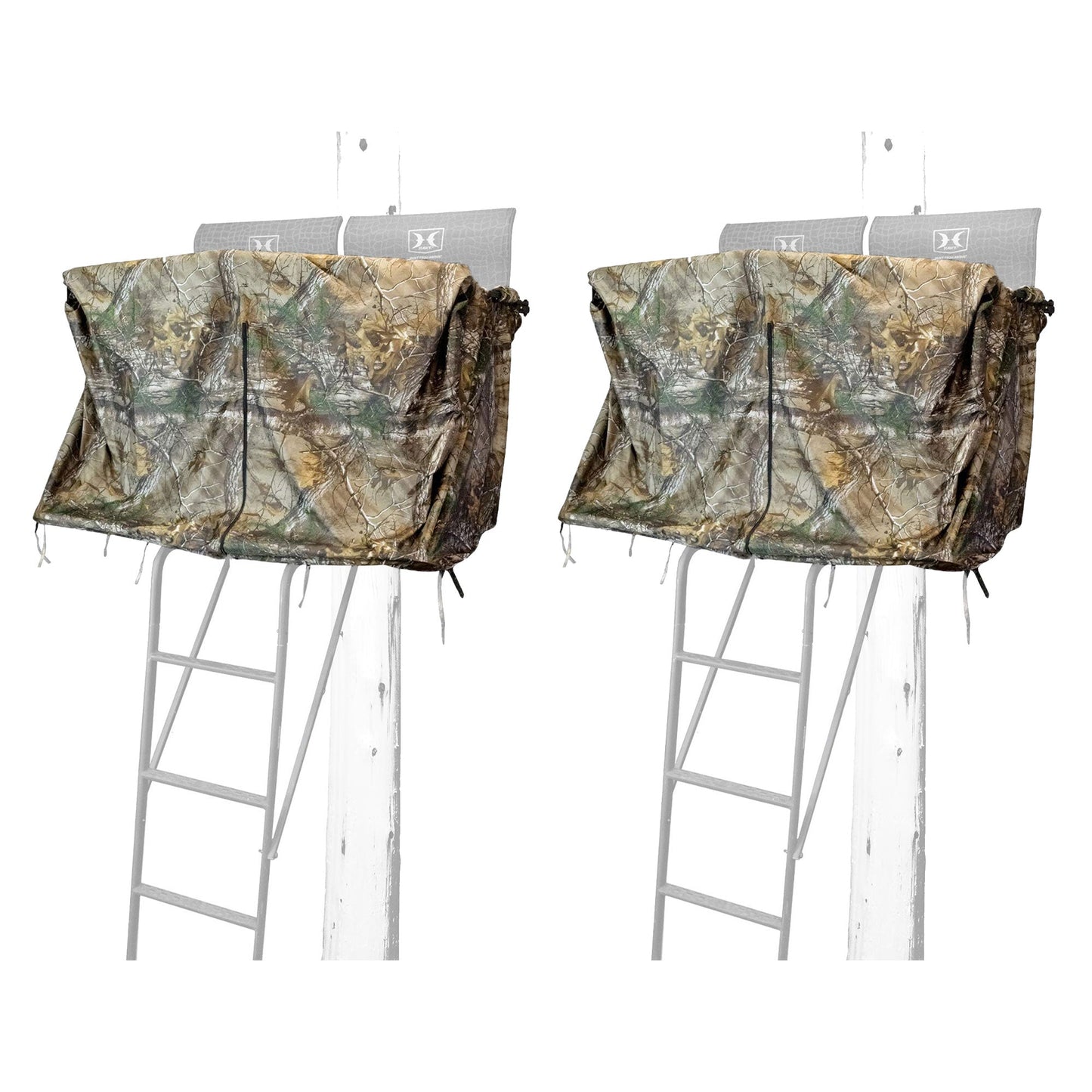 Hawk 2 Man Ladder Tree Stand Blind for Denali and Sasquatch Ladders (2 Pack)