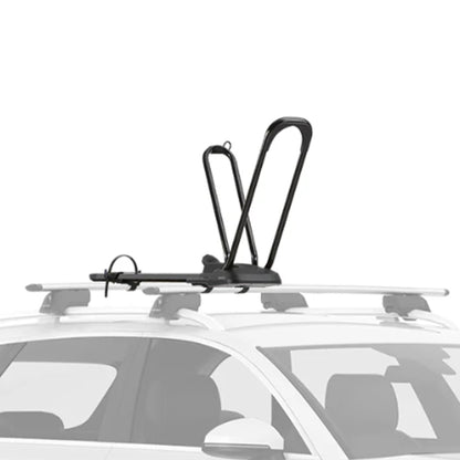 Yakima HighRoad Rooftop Upright Bike Mount with TorqueRight Knob and Tray, Black