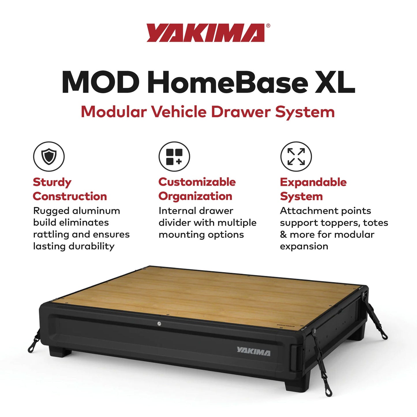 Yakima MOD HomeBase XL Base Unit of Drawer System w/Internal Drawer Divider