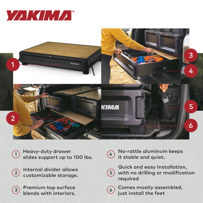 Yakima MOD HomeBase XL Base Unit of Drawer System w/Internal Drawer Divider