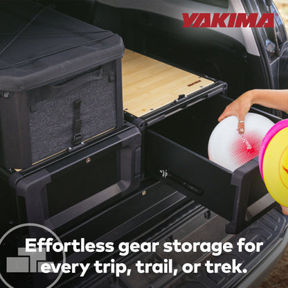 Yakima MOD GearCrate Large/Extra Large Stackable Premium Tote with Lid, Black