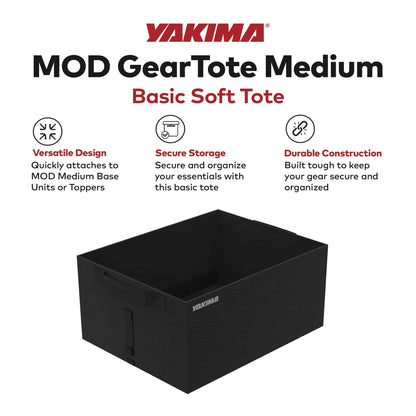 Yakima MOD GearTote Medium Basic Soft Tote with Quick Attach System and Anchors