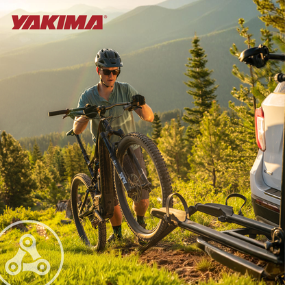 Yakima OnRamp LX Bike Rack with Ramp and Wheel Straps for 2" Hitch Receivers