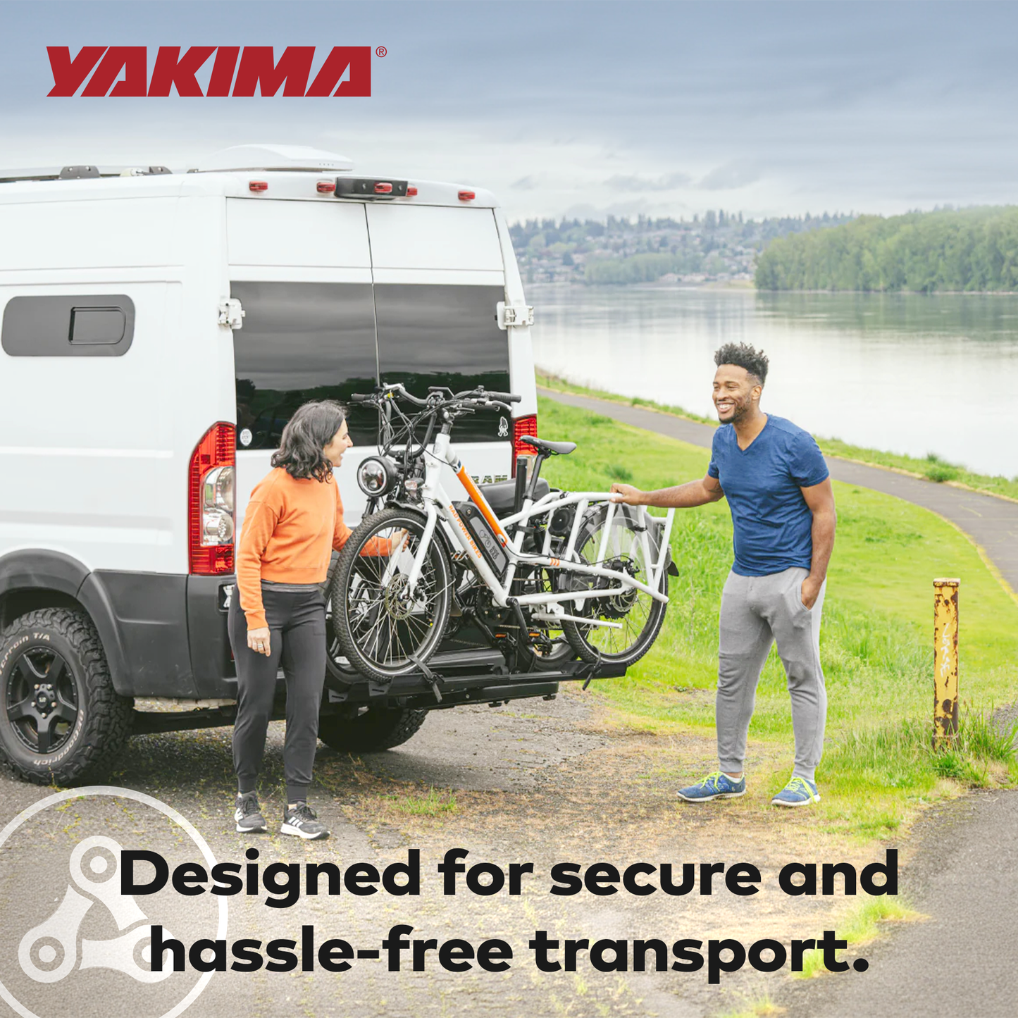 Yakima OnRamp LX Bike Rack with Ramp and Wheel Straps for 1.25" Hitch Receivers