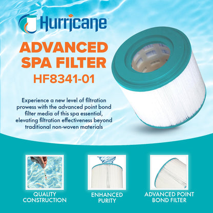 Hurricane HF8341 Advanced Spa Filter Cartridge for PM35SC-F2M and Unicel 5CH-352