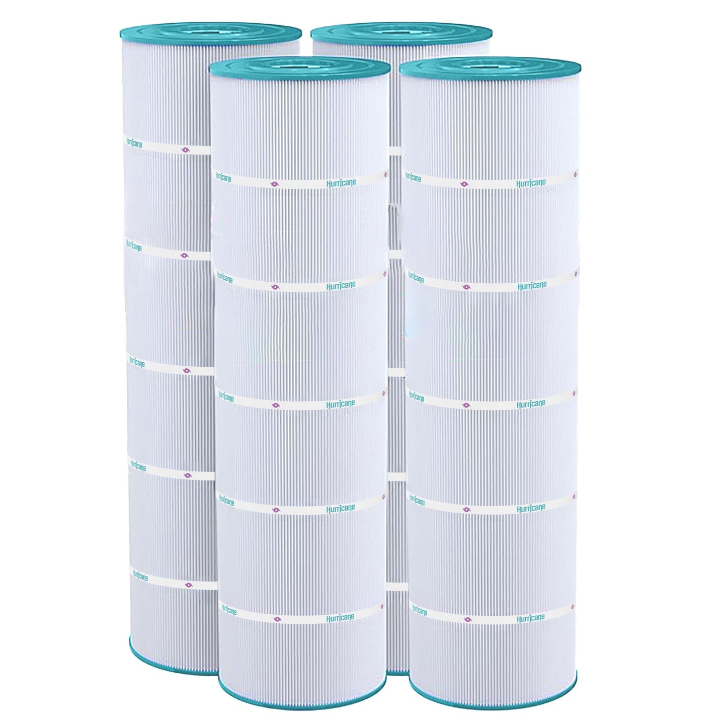 Hurricane 4 Pack HF7488-04 Advanced Pool and Spa Filter Cartridge Replacement