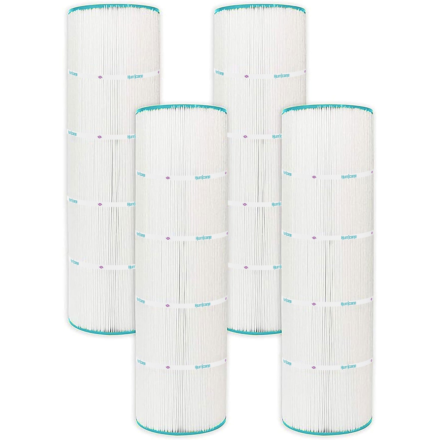 Hurricane 4 Pack HF7468-04 Advanced Pool and Spa Filter Cartridge Replacement