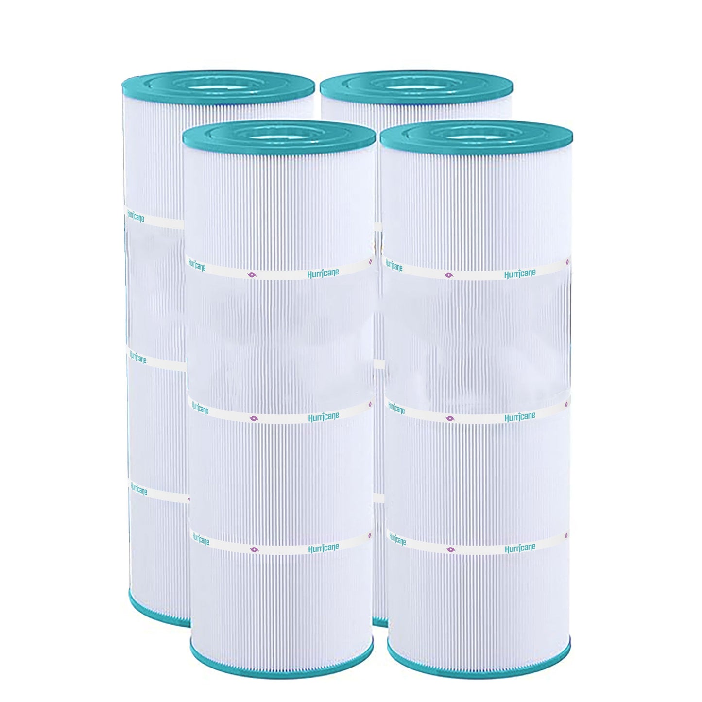 Hurricane 4 Pack HF7483-04 Advanced Pool and Spa Filter Cartridge Replacement