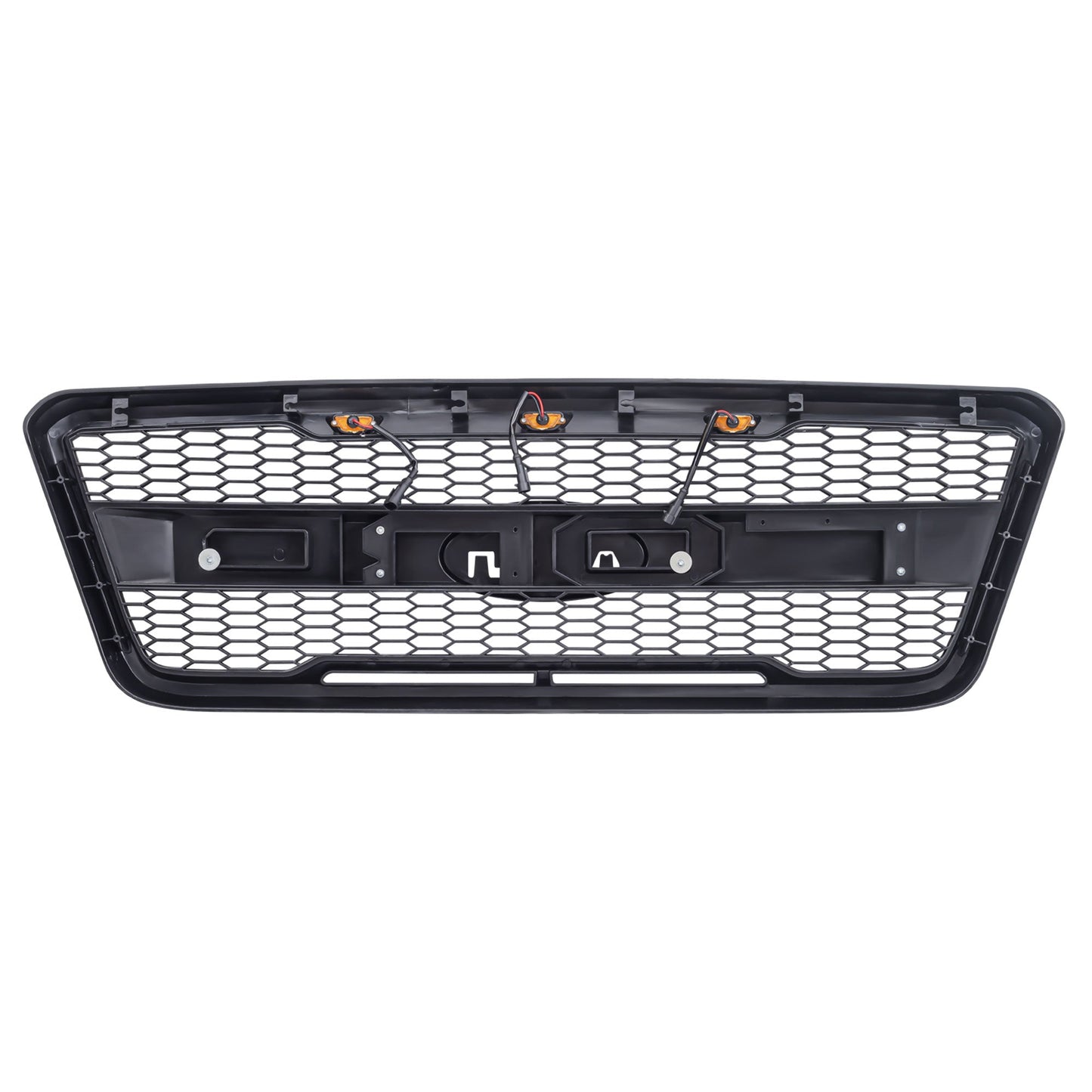 AMERICAN MODIFIED Raptor Style Mesh Grille for 2004-2008 Ford F150, Matte Black