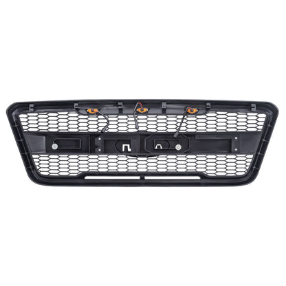 AMERICAN MODIFIED Raptor Style Mesh Grille for 2004-2008 Ford F150, Matte Black