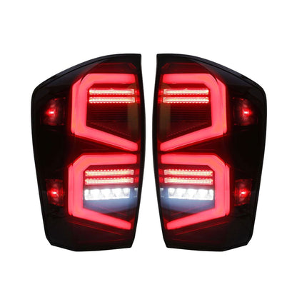 AMERICAN MODIFIED Smoked LED Tail Lights for 2016 to 2023 Toyota Tacoma, 1 Pair