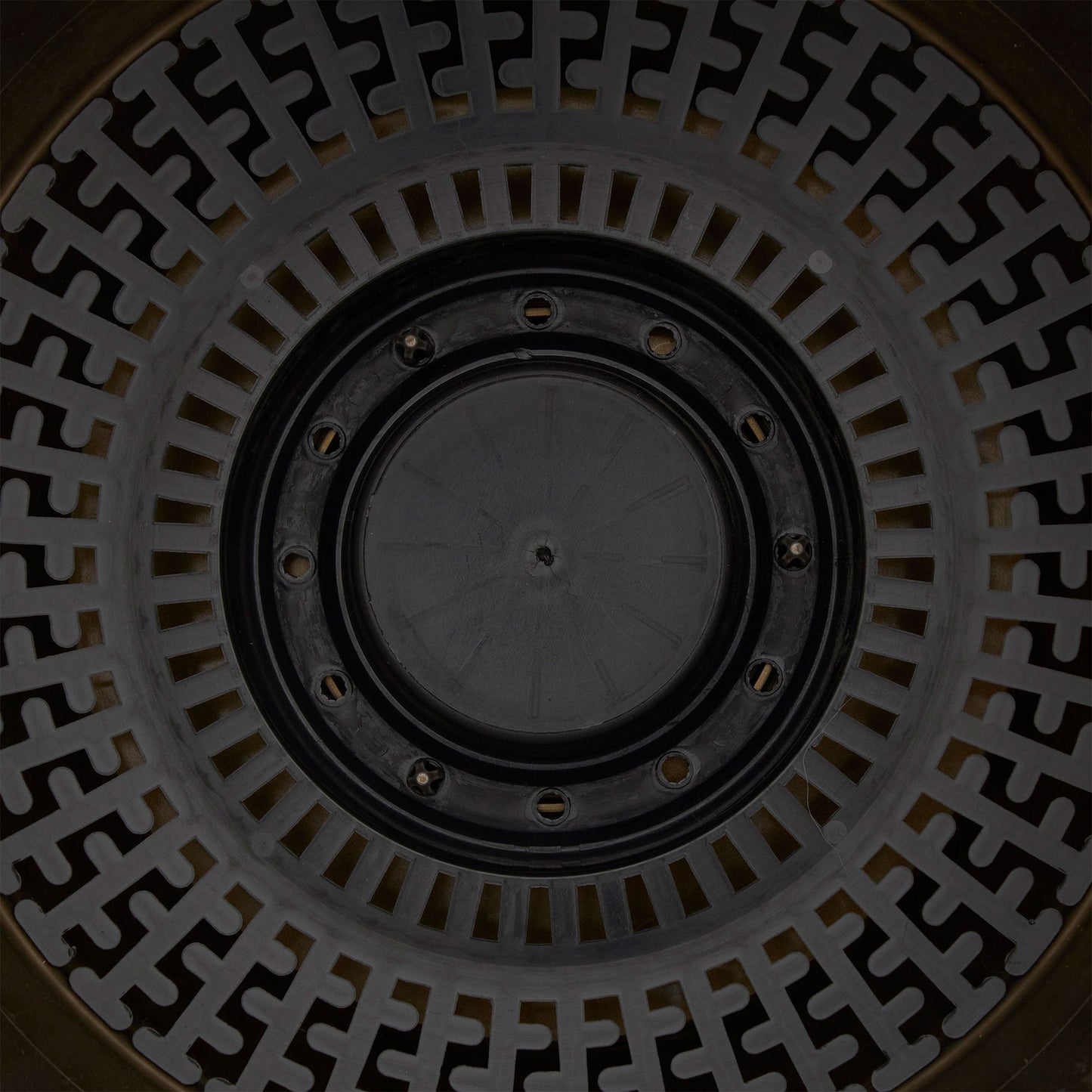 HC Companies Sierra 10 Inch Round Garden Planter Pot, Celtic Bronze (3 Pack)