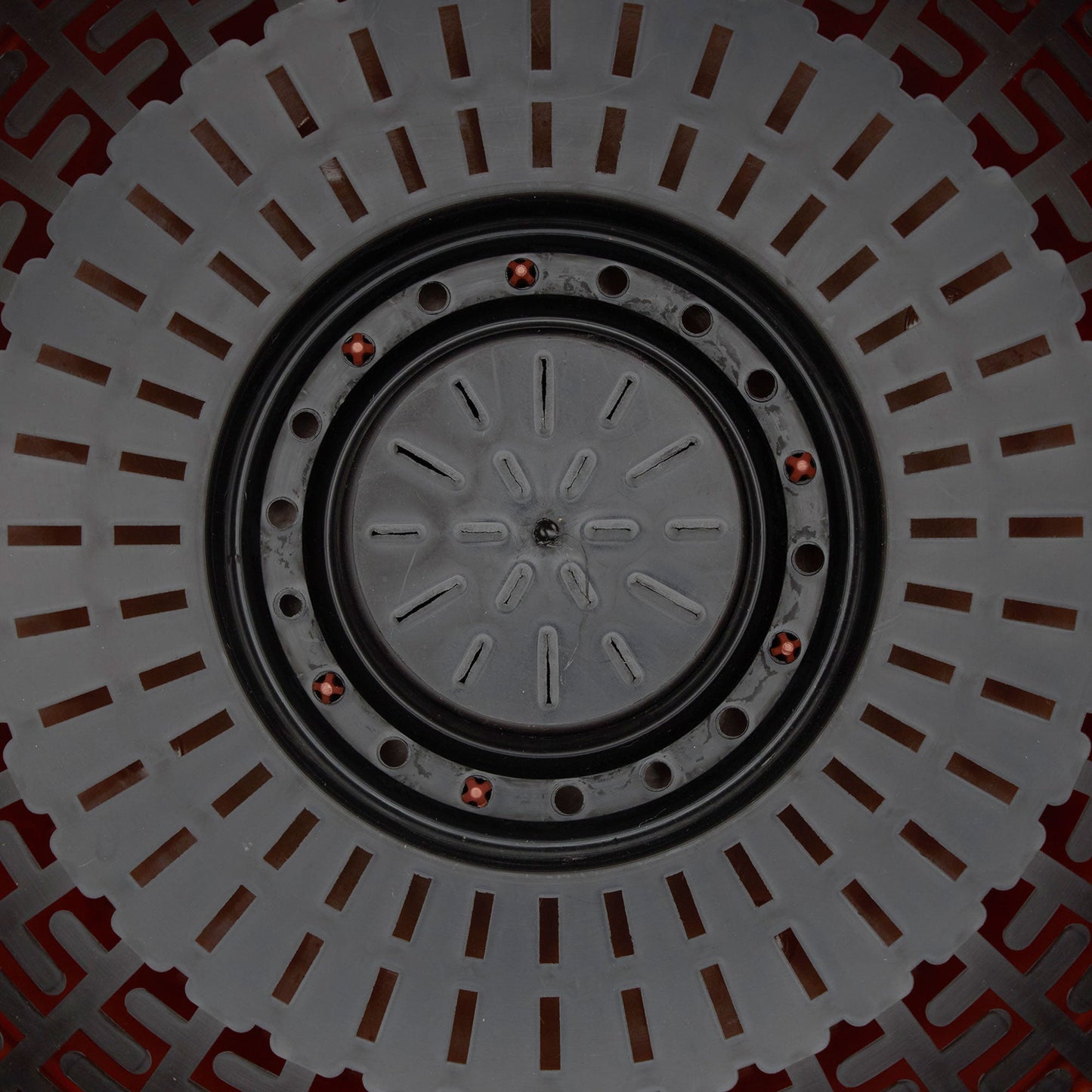 HC Companies Sierra 13 In Round Garden Planter Pot, Rustic Redstone (4 Pack)