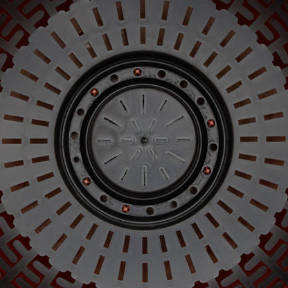 HC Companies Sierra 13 In Round Garden Planter Pot, Rustic Redstone (4 Pack)