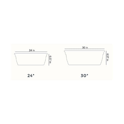 The HC Companies 30 Inch Window Flower Box with Removable Saucer, White (2 Pack)