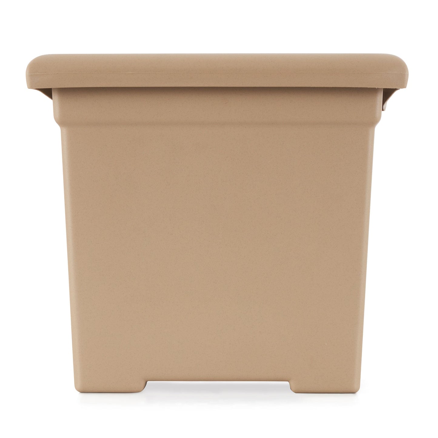 HC Companies 13.25" x 15.5" Outdoor Square Accent Planter, Sandstone (6 Pack)