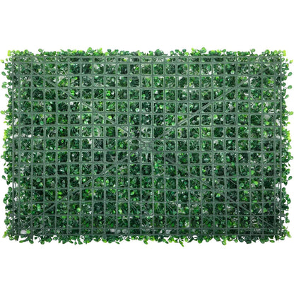 VEVOR 24 Piece 24"x16" Artificial Boxwood Panels for Indoor & Outdoor Use, Green