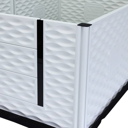 EZwhelp EZclassic 48" x 48" Dog Whelping Box Tall Playpen with Rails, Black