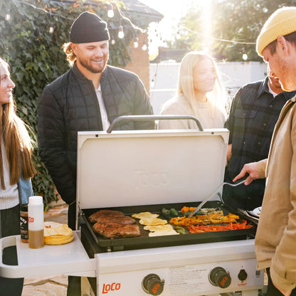 Loco Cookers 2-Burner SmartTemp Griddle Outdoor Flat Top Propane Gas Grill, 26"