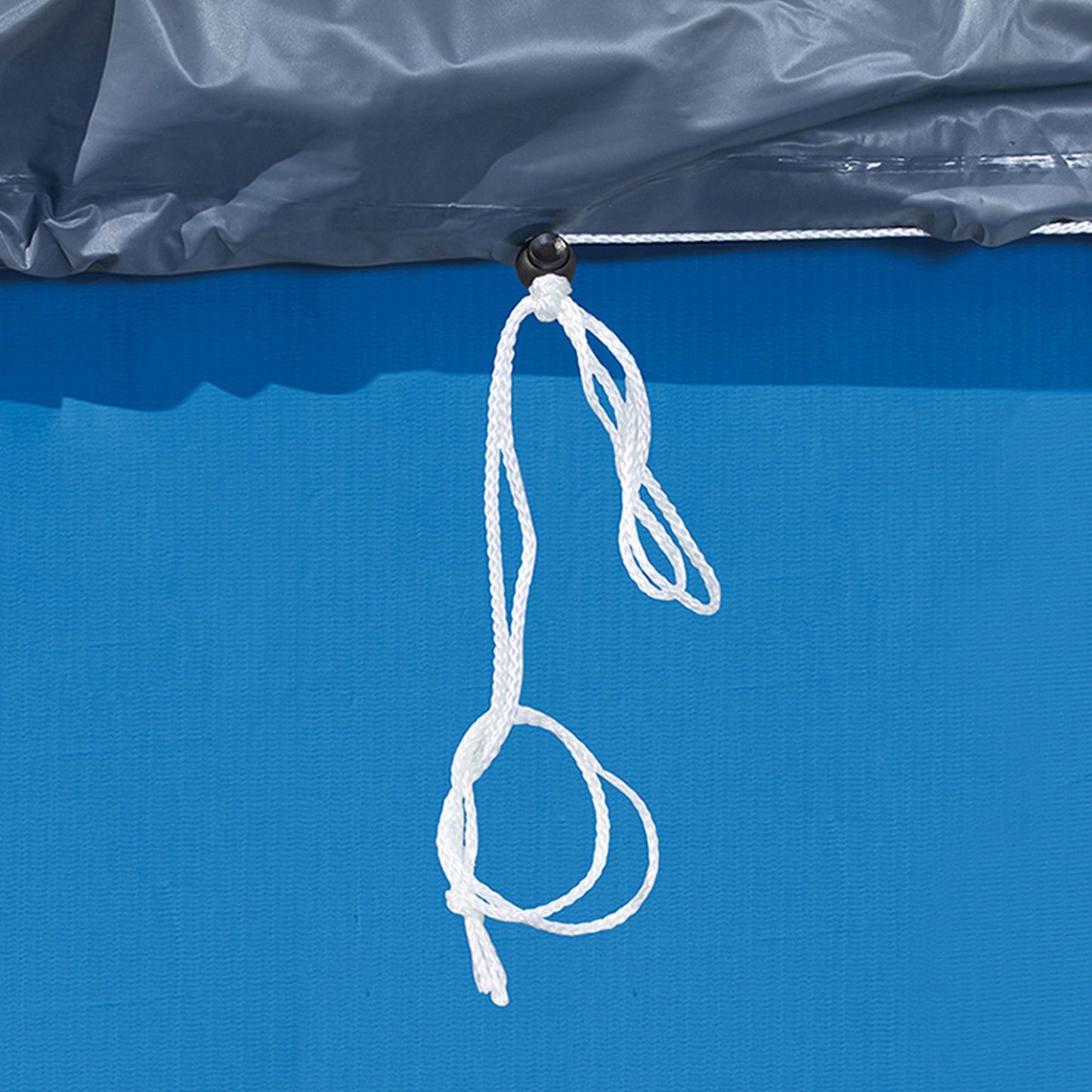 Funsicle 12' x 30" Outdoor Activity Round Frame Pool with 12' Debris Cover, Blue