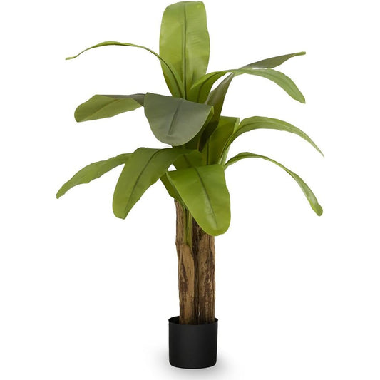 Maia Shop Artificial Banana Tree 4 Feet Tall Tropical Home Decoration, 47 Inches