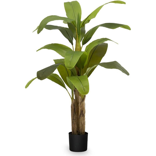 Maia Shop Artificial Banana Tree 5 Feet Tall Tropical Home Decoration, 60 Inches