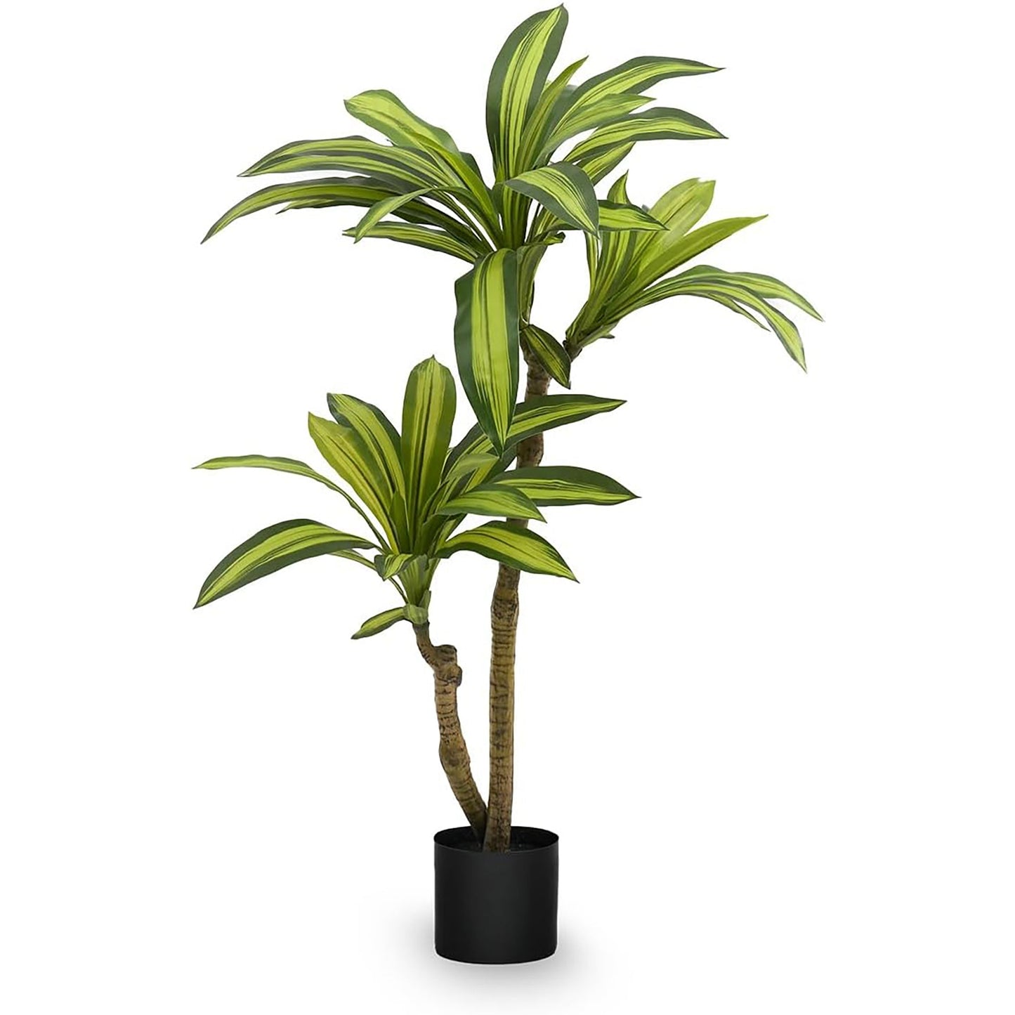 Maia Shop Artificial Dracaena Plant 3.5 Feet Tall Tropical Palm Tree, 41 inches