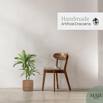 Maia Shop Artificial Dracaena Plant 3.5 Feet Tall Tropical Palm Tree, 41 inches