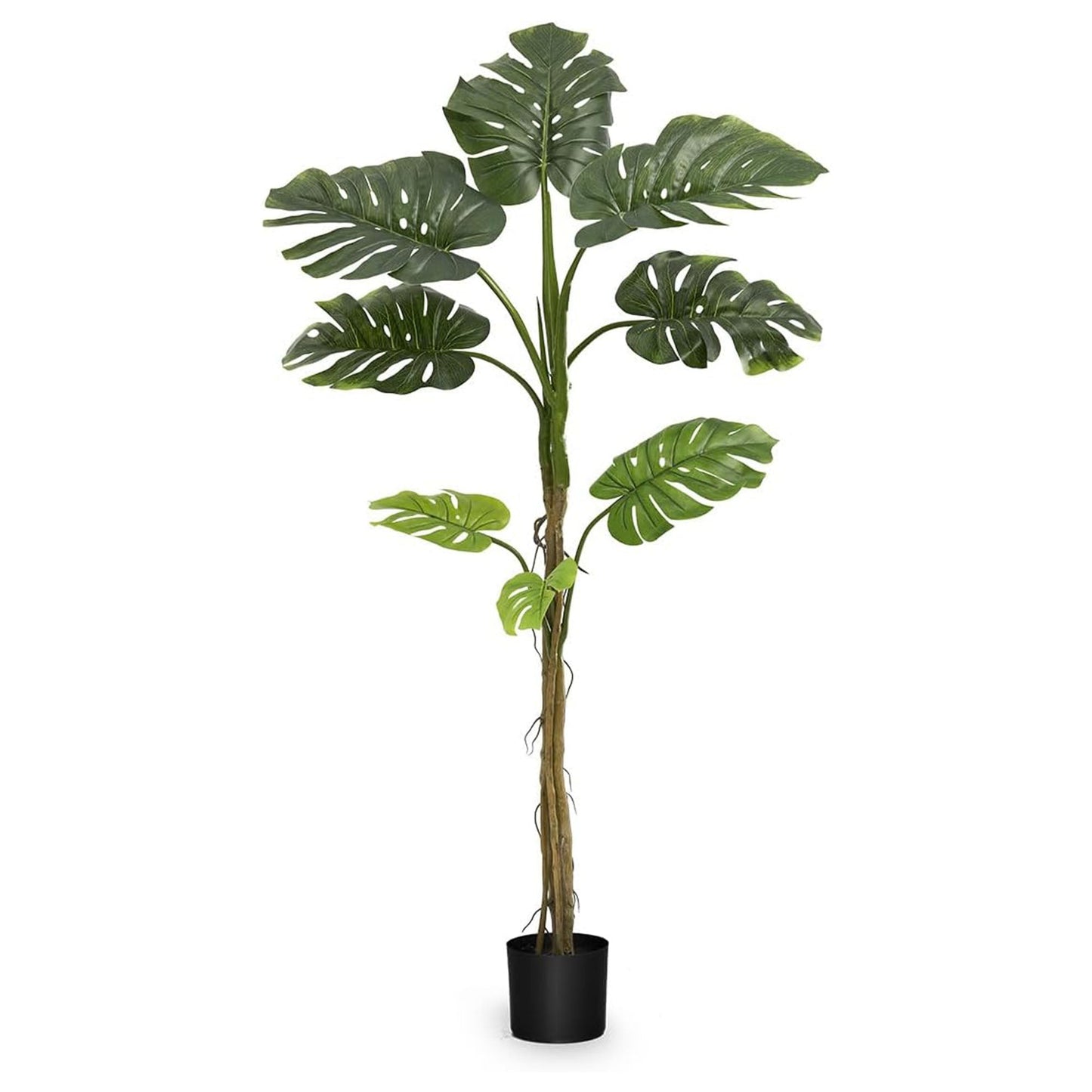 Maia Shop Artificial Monstera Plant 5 Feet Tall Tropical Palm Tree, 62 inches