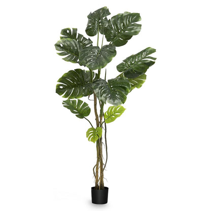 Maia Shop Artificial Monstera Tropical Palm Tree Home Decoration, 72 Inches