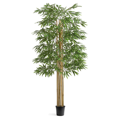 Maia Shop Artificial Bamboo Tree 6 Feet Tall Potted Home Decoration, 71 Inches
