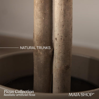 Maia Shop Artificial Ficus Tree 5 Feet Tall Tropical Home Decoration, 60 Inches