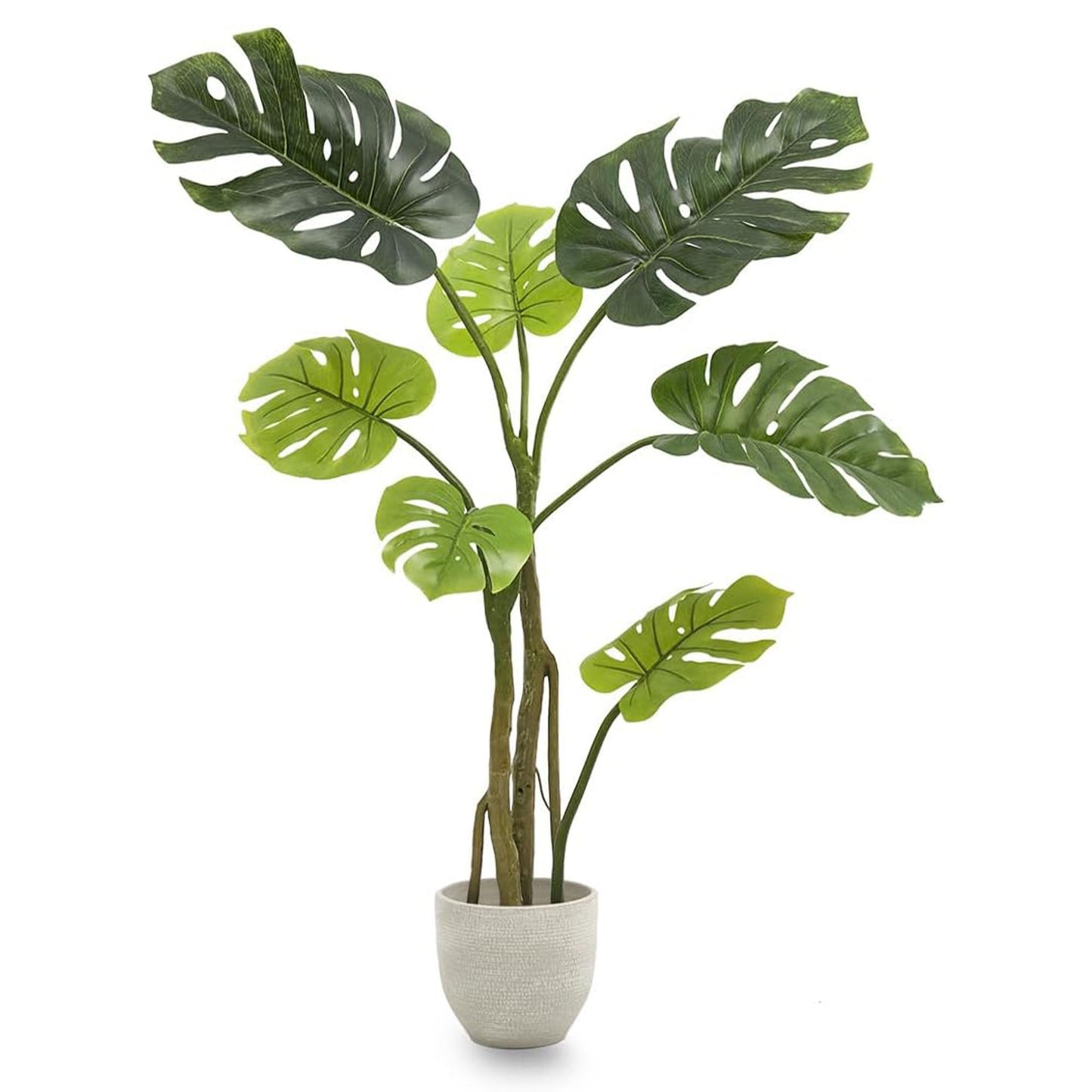 Maia Shop Artificial Monstera Tropical Palm Tree Home Decoration, 47 Inches