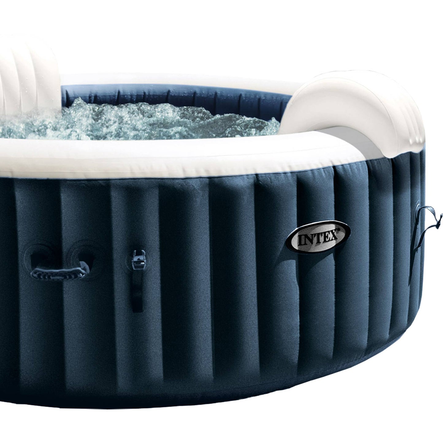 Intex Rechargeable Pool Vacuum Cleaner and Inflatable Hot Tub Bubble Jet Spa