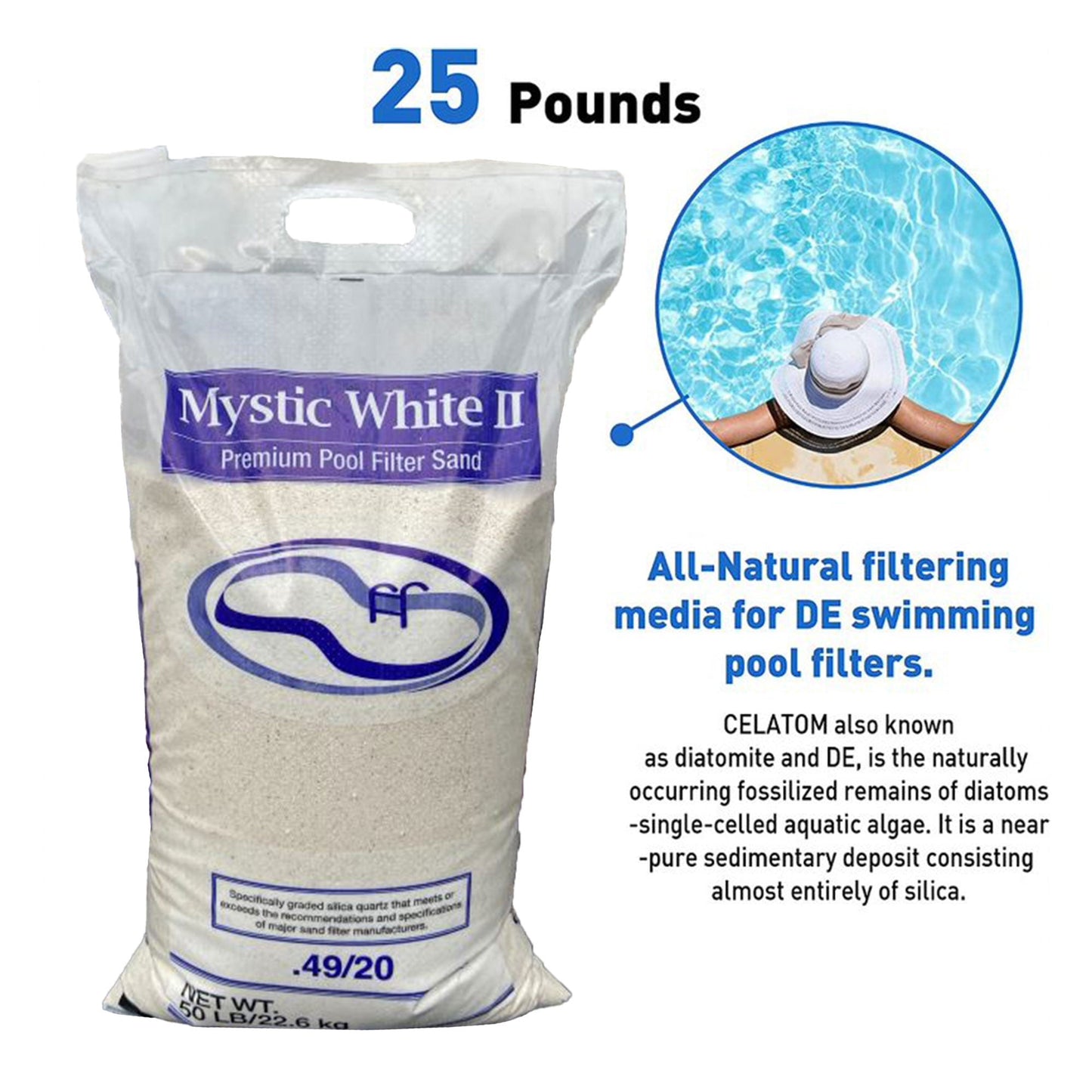 US Silica Mystic II Filter Sand & Bestway Filter Pump for Above Ground Pools