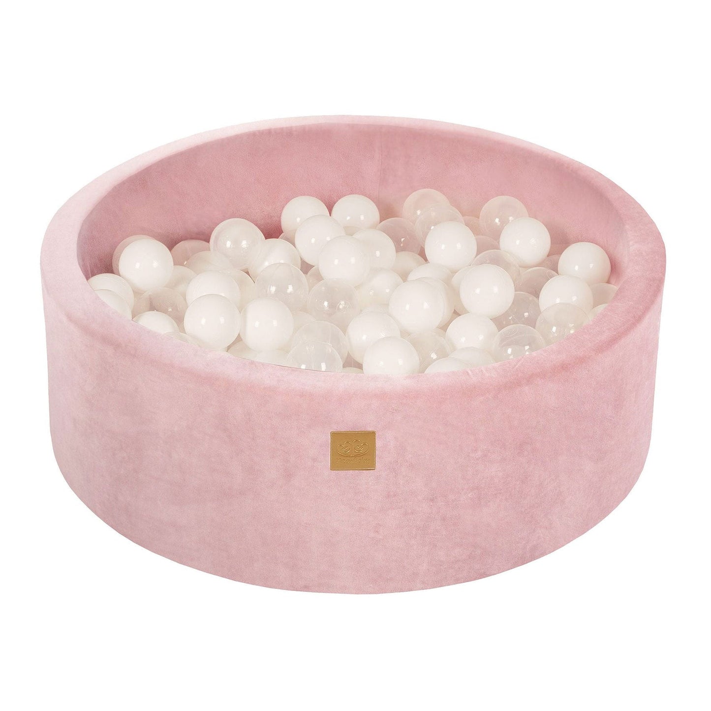 MeowBaby Soft Round 35 x 11.5 in. Baby Foam Ball Pit w/200 2.75 in. Balls, Pink